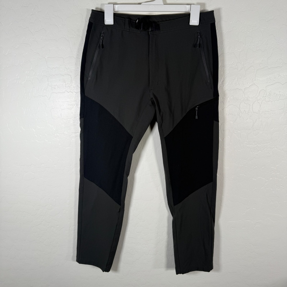 Montbell Pants Mens Medium Short Gray Black Thermal Guide Outdoor Hiking